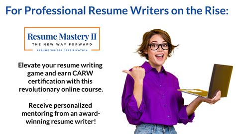 Resume writing certification online
